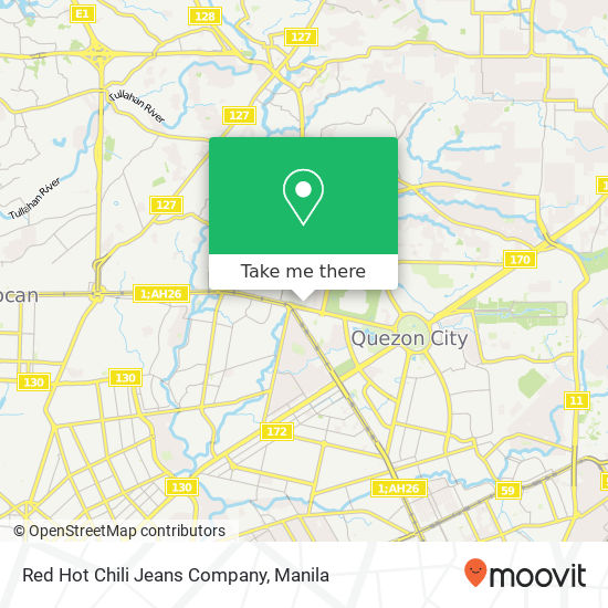 Red Hot Chili Jeans Company map
