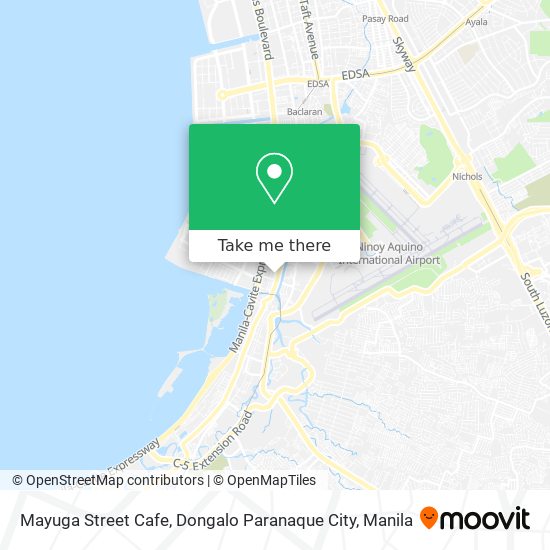 Mayuga Street Cafe, Dongalo Paranaque City map