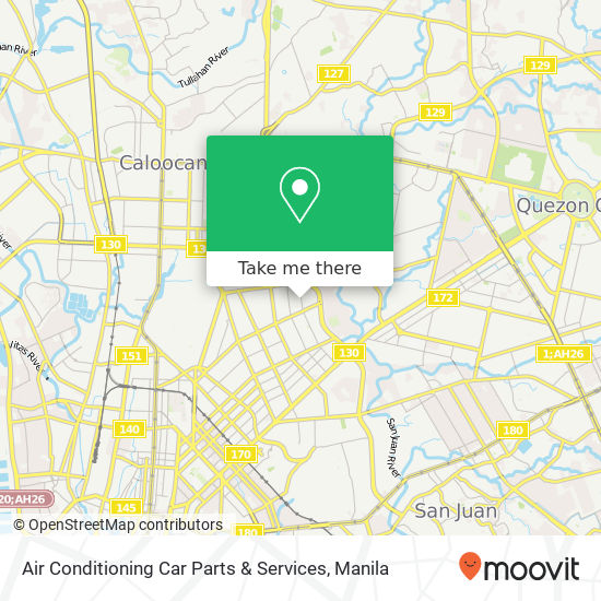 Air Conditioning Car Parts & Services map