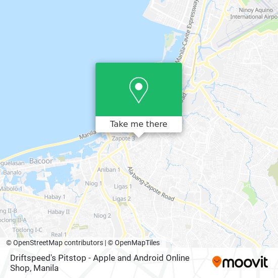 Driftspeed's Pitstop - Apple and Android Online Shop map