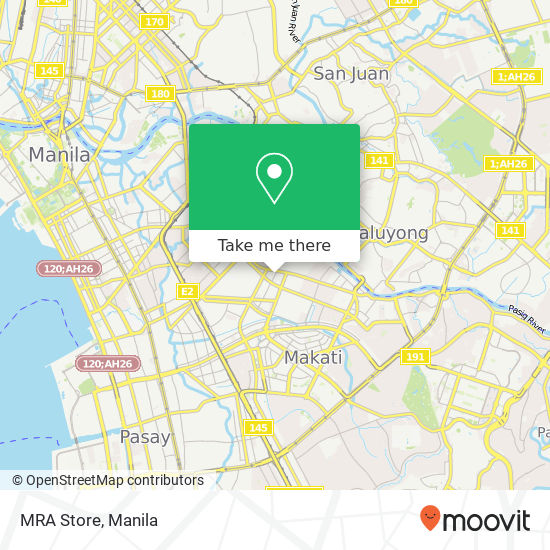 MRA Store map