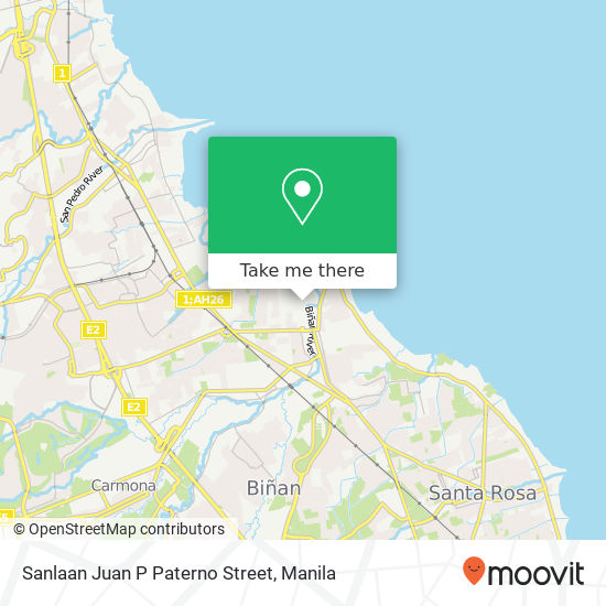 Sanlaan Juan P Paterno Street map