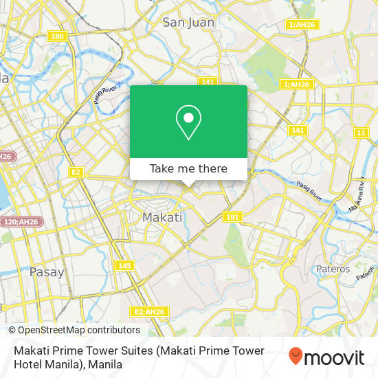 Makati Prime Tower Suites (Makati Prime Tower Hotel Manila) map