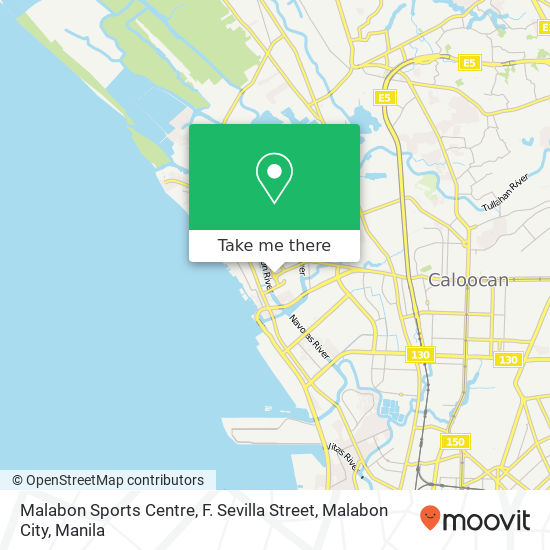 Malabon Sports Centre, F. Sevilla Street, Malabon City map