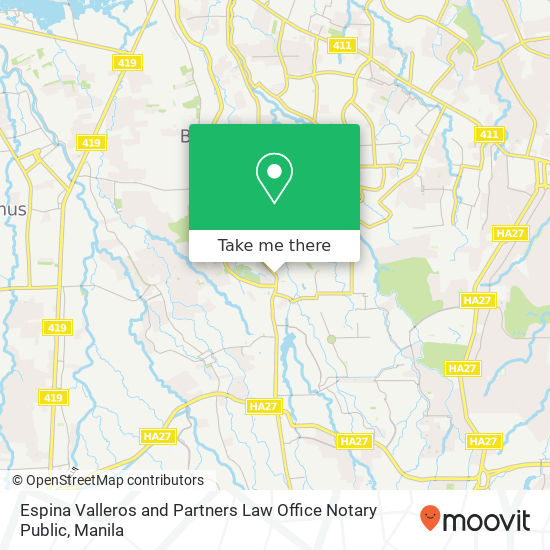 Espina Valleros and Partners Law Office Notary Public map