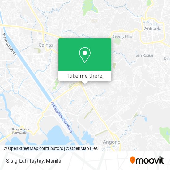 Sisig-Lah Taytay map