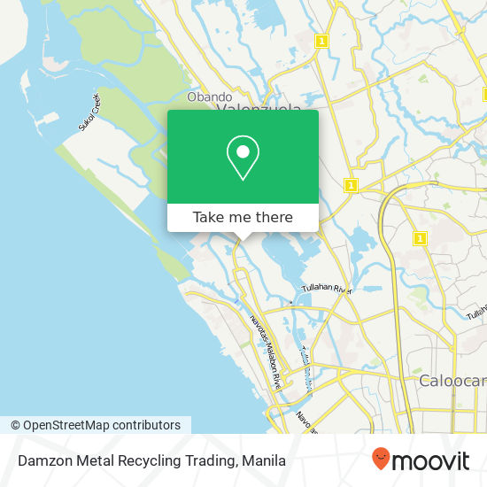 Damzon Metal Recycling Trading map