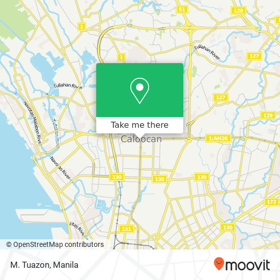 M. Tuazon map