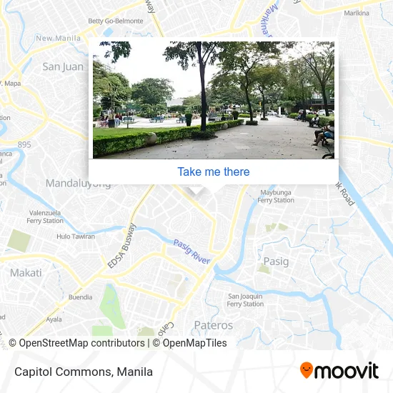 Capitol Commons map