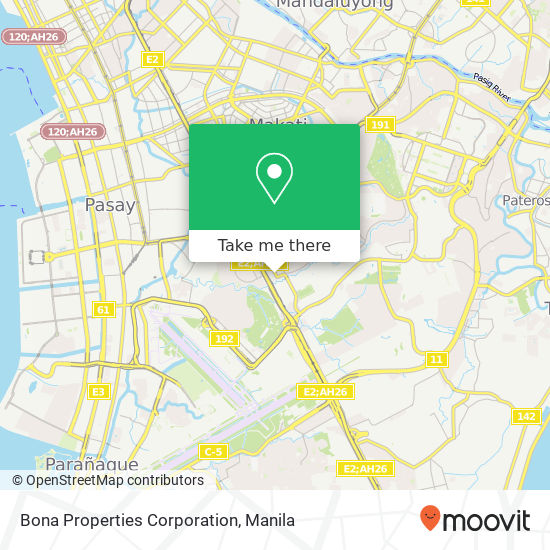 Bona Properties Corporation map
