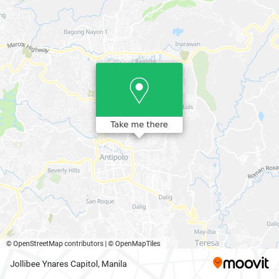 Jollibee Ynares Capitol map