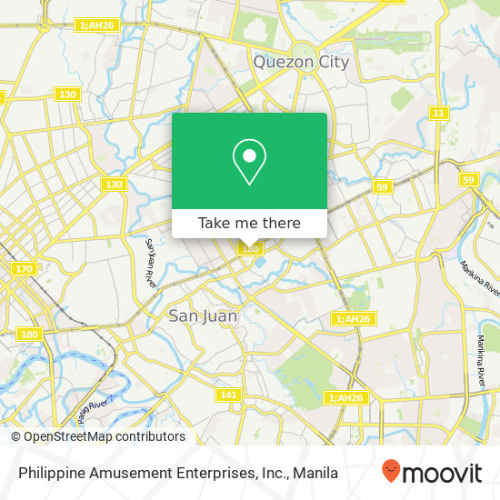 Philippine Amusement Enterprises, Inc. map