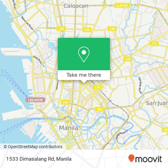 1533 Dimasalang Rd map