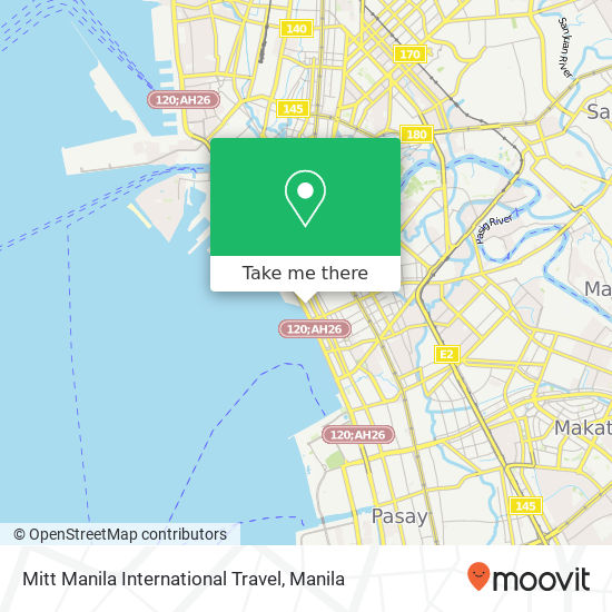 Mitt Manila International Travel map