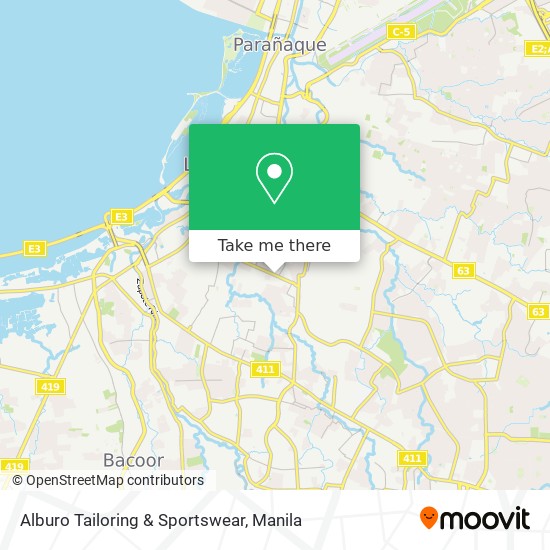 Alburo Tailoring & Sportswear map