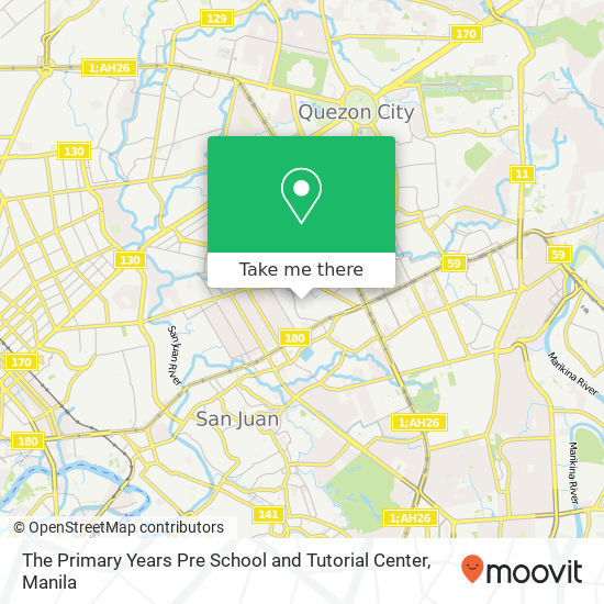 The Primary Years Pre School and Tutorial Center map