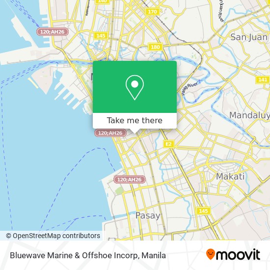 Bluewave Marine & Offshoe Incorp map