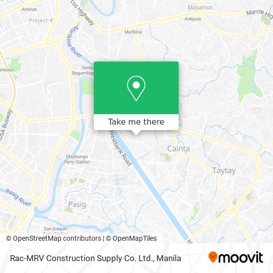 Rac-MRV Construction Supply Co. Ltd. map