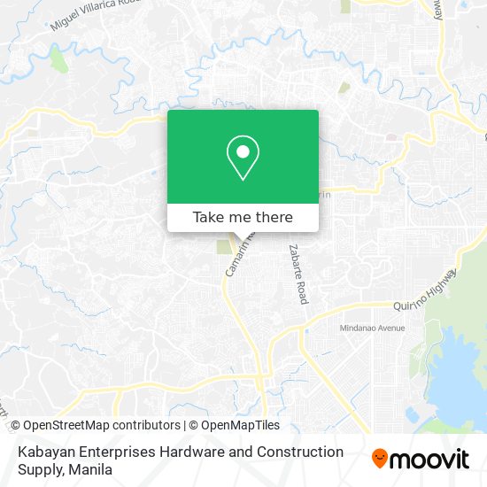 Kabayan Enterprises Hardware and Construction Supply map