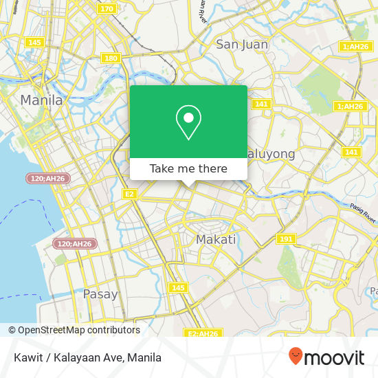 Kawit / Kalayaan Ave map
