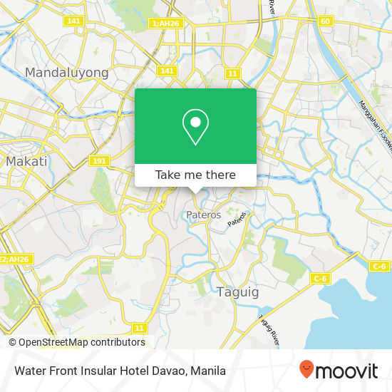 Water Front Insular Hotel Davao map