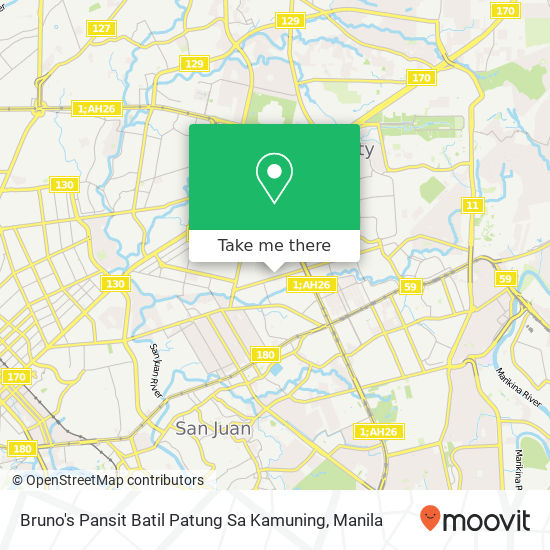 Bruno's Pansit Batil Patung Sa Kamuning map
