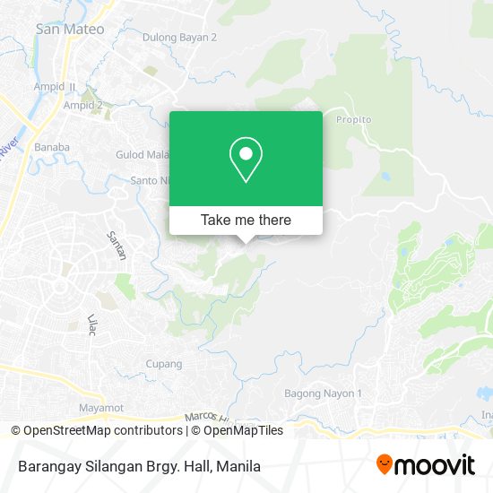 Barangay Silangan Brgy. Hall map