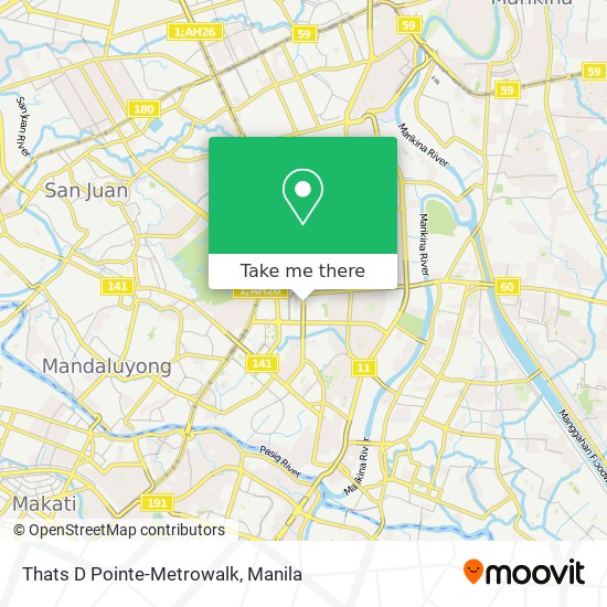 Thats D Pointe-Metrowalk map