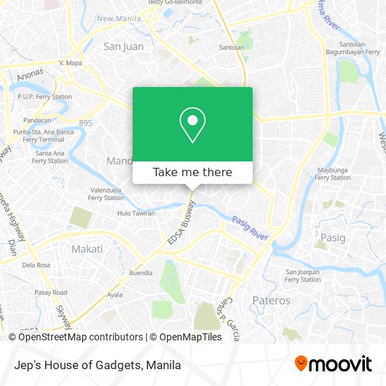 Jep's House of Gadgets map