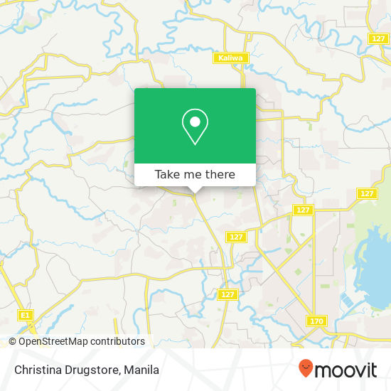 Christina Drugstore map