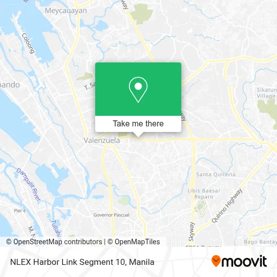 NLEX Harbor Link Segment 10 map