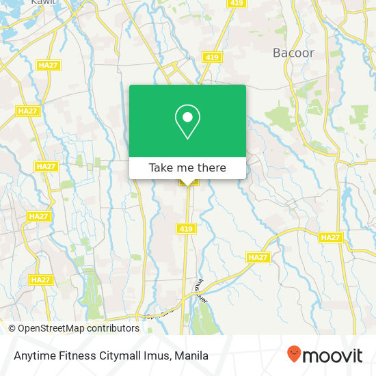 Anytime Fitness Citymall Imus map