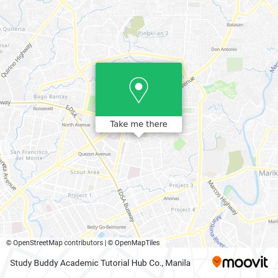Study Buddy Academic Tutorial Hub Co. map