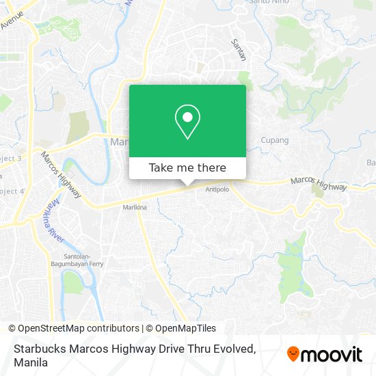 Starbucks Marcos Highway Drive Thru Evolved map