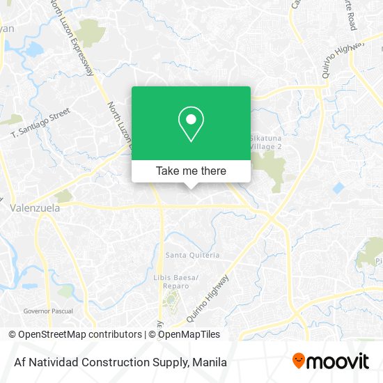 Af Natividad Construction Supply map