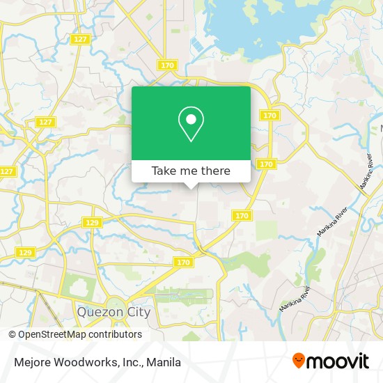 Mejore Woodworks, Inc. map