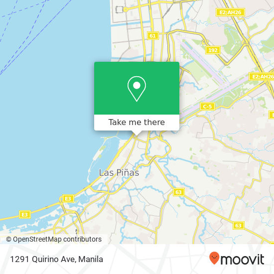1291 Quirino Ave map