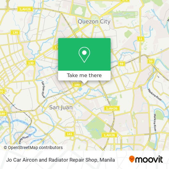 Jo Car Aircon and Radiator Repair Shop map