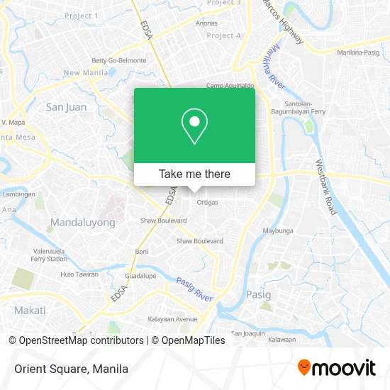 Orient Square map