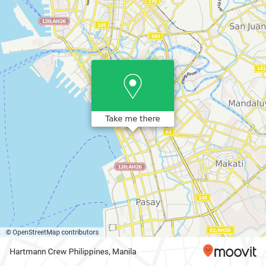 Hartmann Crew Philippines map