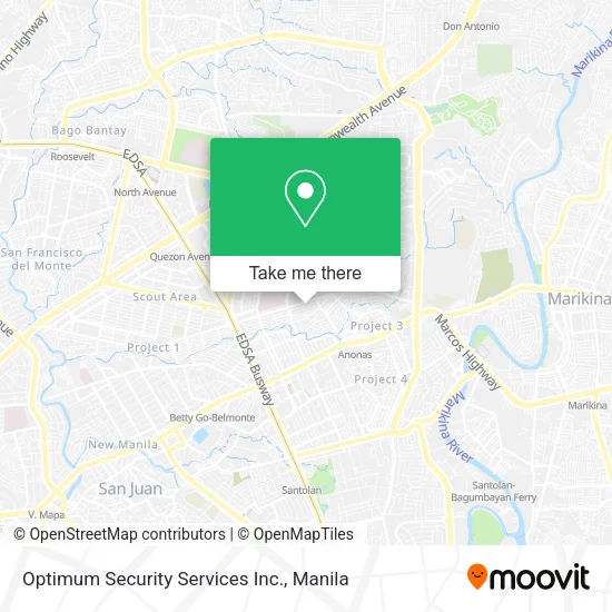 Optimum Security Services Inc. map