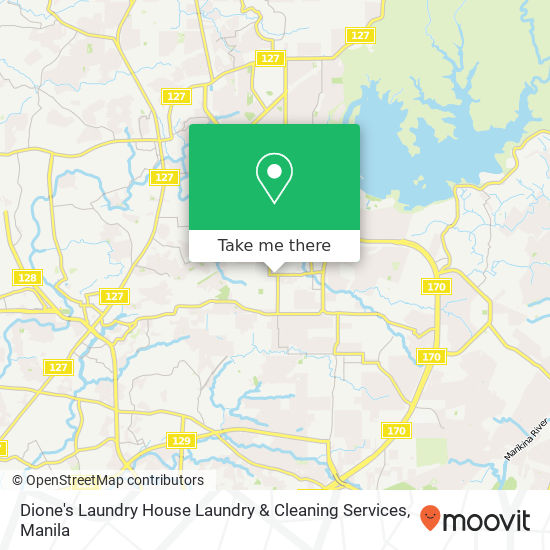 Dione's Laundry House Laundry & Cleaning Services map