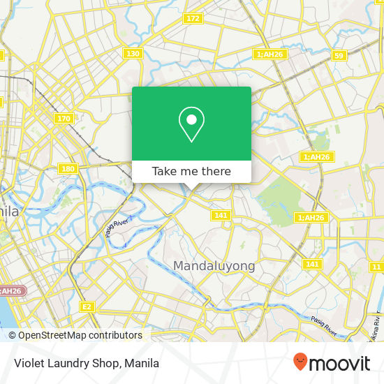 Violet Laundry Shop map