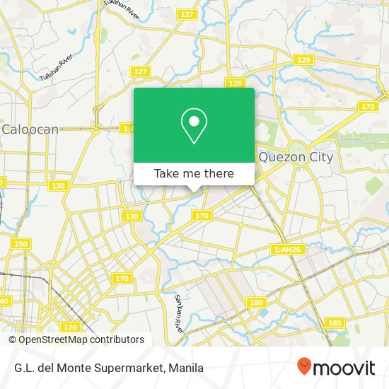 G.L. del Monte Supermarket map