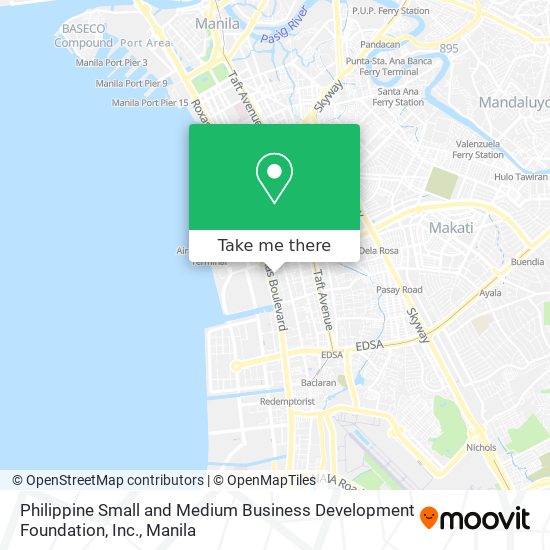 Philippine Small and Medium Business Development Foundation, Inc. map