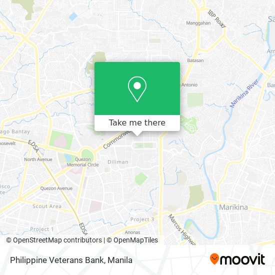 Philippine Veterans Bank map
