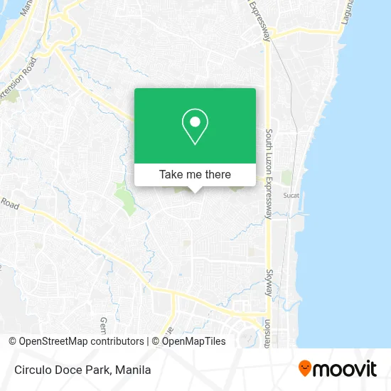 Circulo Doce Park map