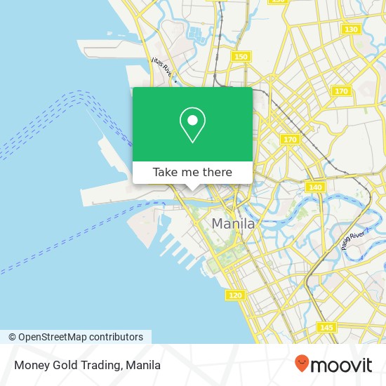 Money Gold Trading map