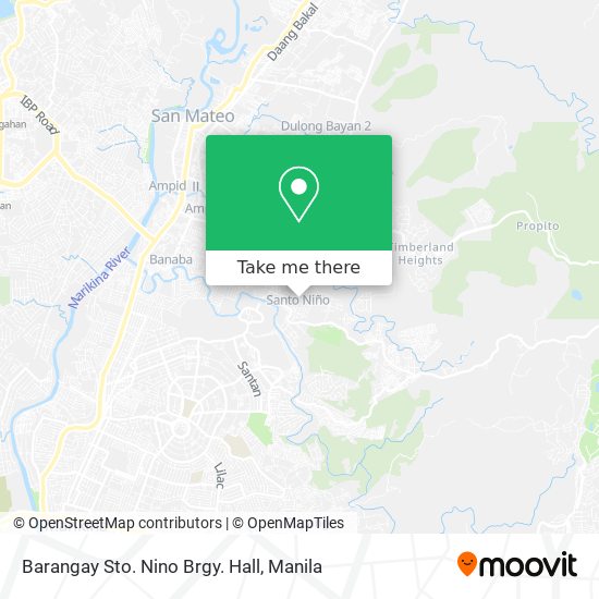 Barangay Sto. Nino Brgy. Hall map