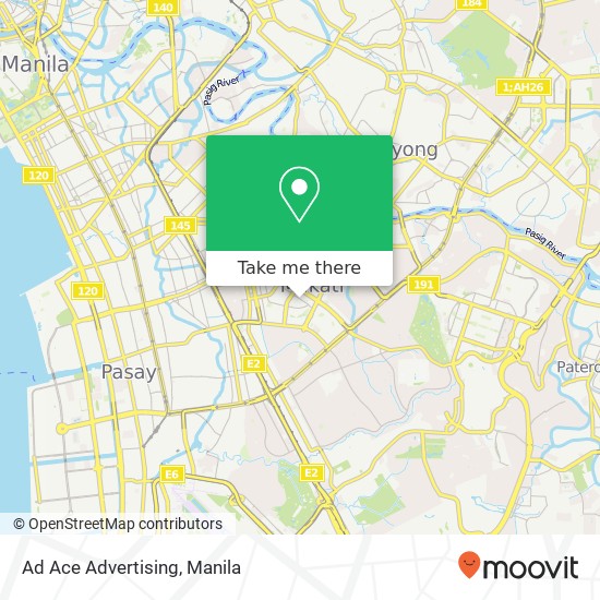 Ad Ace Advertising map